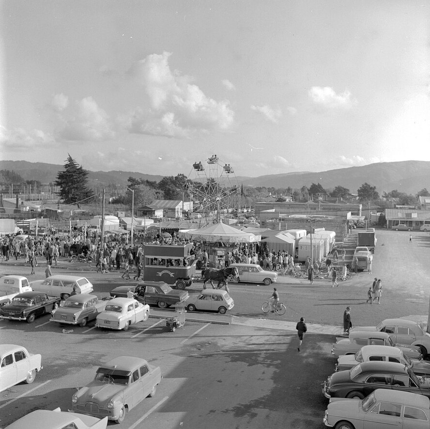 City status celebrations; fun-fair, Station Street