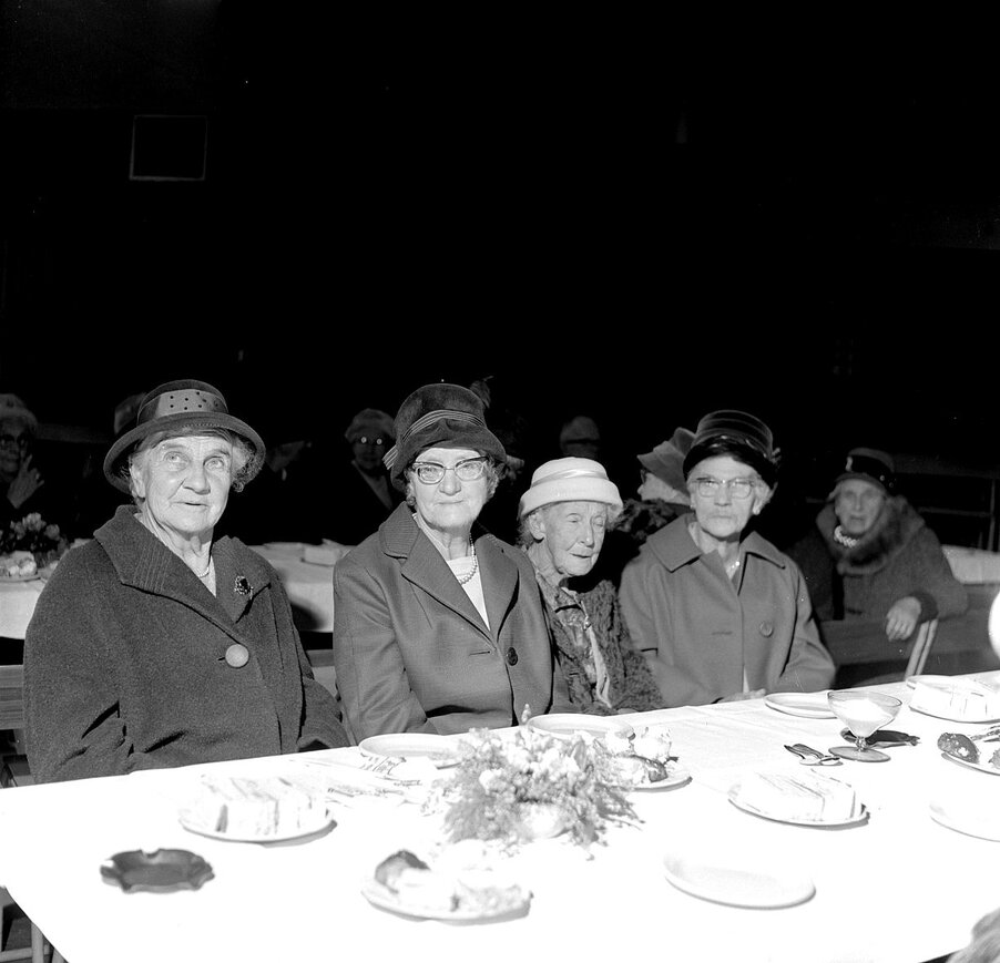 City status celebrations; old identities' afternoon tea, Heretaunga College