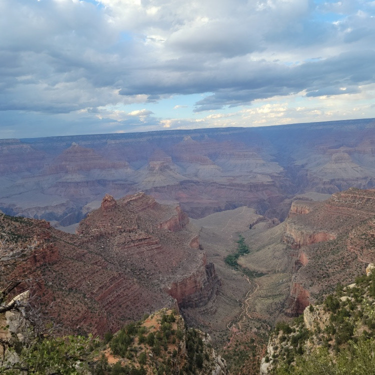 Bright Angel Trail to Plateau Point- 99 piece jigsaw puzzle